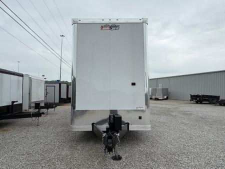 New Outlaw 8.5x36 Stacker Race Trailer- 21K White- CUSTOM