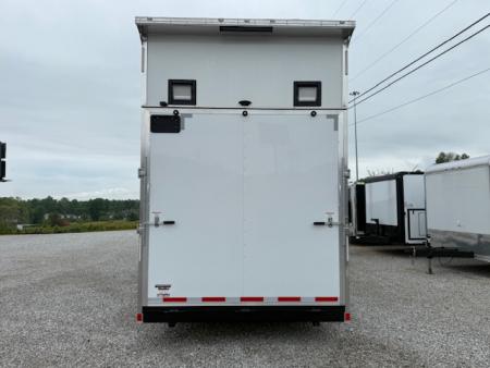 New Outlaw 8.5x36 Stacker Race Trailer- 21K White- CUSTOM