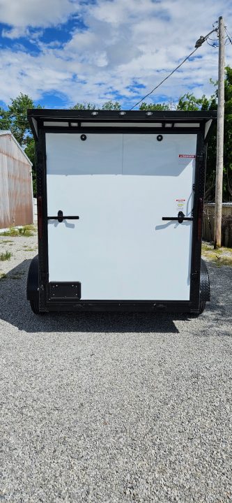 New 2026 Family Trailer 6x12 Tandem Axle Cargo / Enclosed Trailer- Screwless Exterior- Blackout Pkg- Rear Spoiler- HD Axles