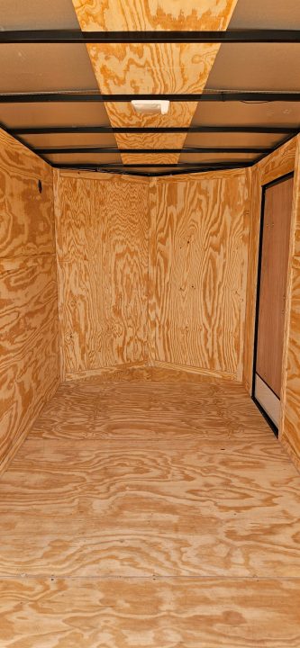 New 2026 Family Trailer 6x12 Tandem Axle Cargo / Enclosed Trailer- Screwless Exterior- Blackout Pkg- Rear Spoiler- HD Axles