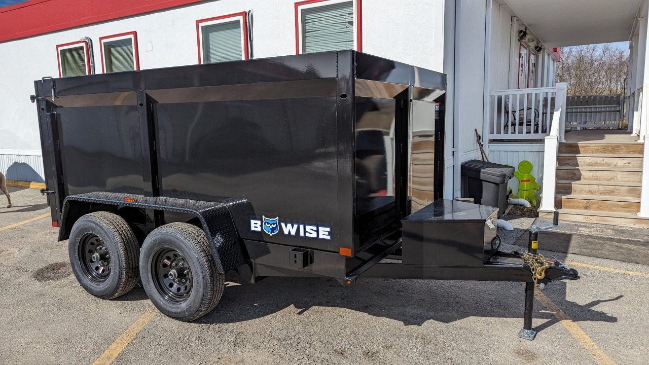 New 2026 BWISE 6x10 Lo Pro Dump Trailer w/ 44" High Sides