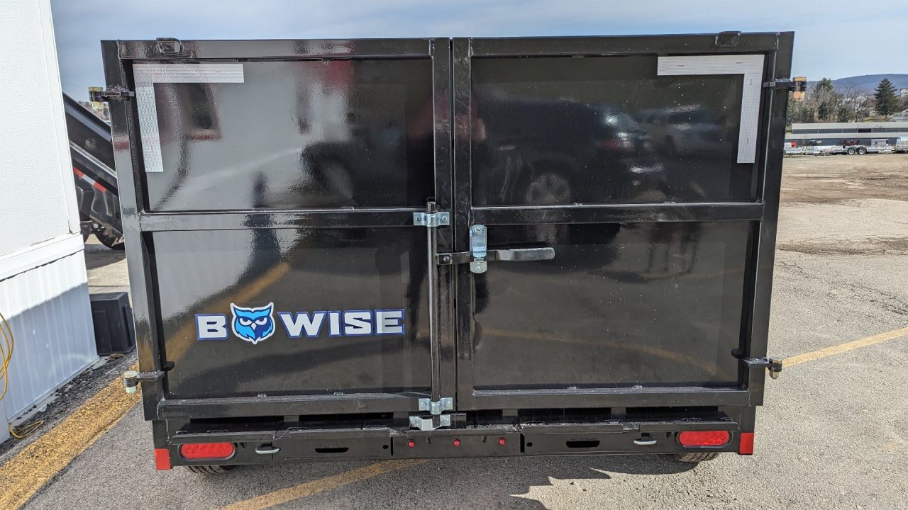 New 2026 BWISE 6x10 Lo Pro Dump Trailer w/ 44" High Sides