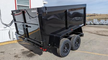 New 2026 BWISE 6x10 Lo Pro Dump Trailer w/ 44" High Sides