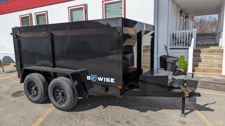 New 2026 BWISE 6x10 Lo Pro Dump Trailer w/ 44" High Sides