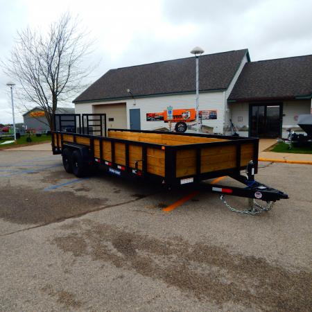 New 2026 Sure-Trac 7x22 (20+2) 3 Board 10k Utility Trailer
