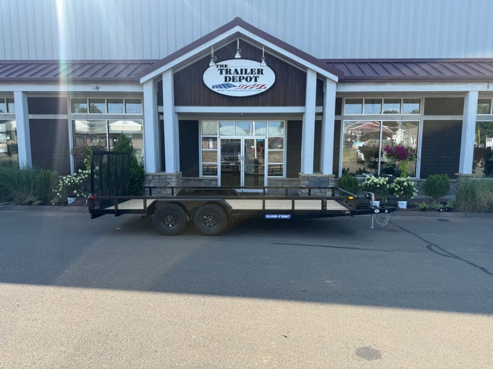 New Sure-Trac 7′ X 18′ OPEN LANDSCAPE TRAILER 7K