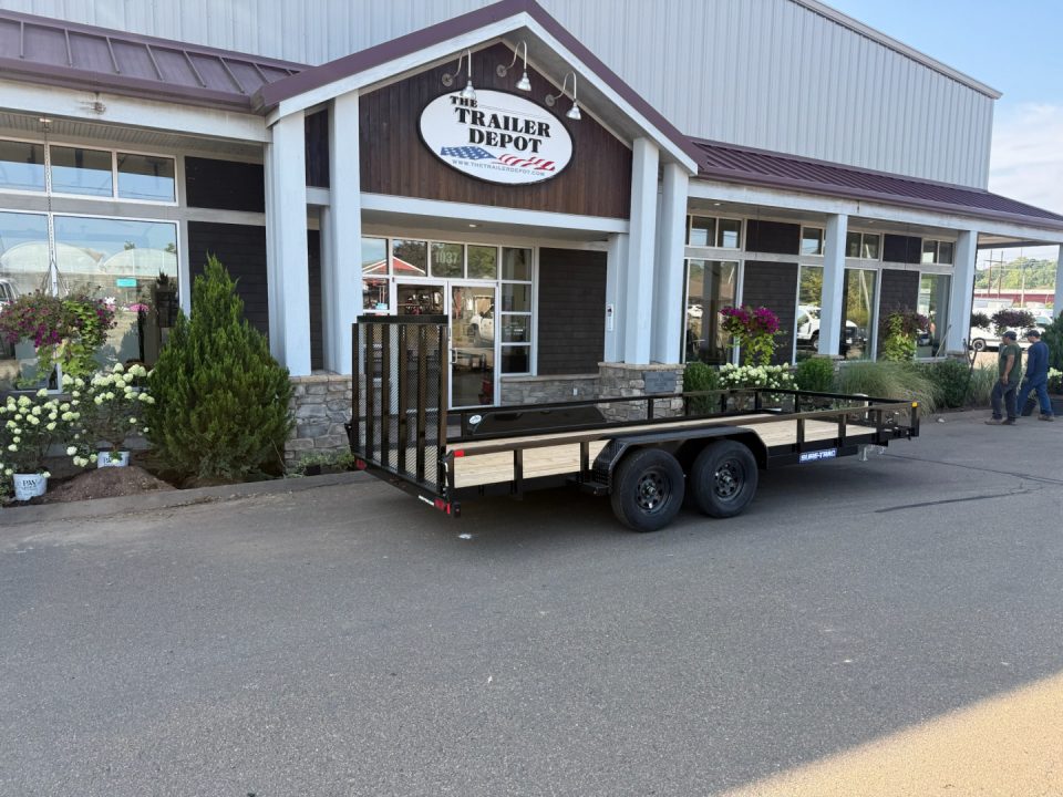 New Sure-Trac 7′ X 18′ OPEN LANDSCAPE TRAILER 7K