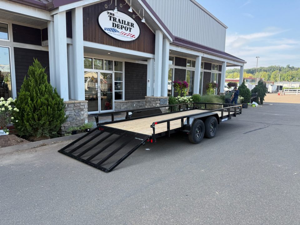 New Sure-Trac 7′ X 18′ OPEN LANDSCAPE TRAILER 7K