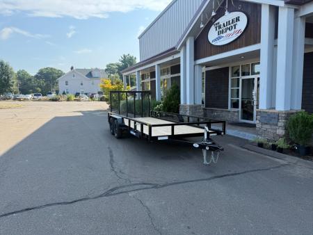 New Sure-Trac 7′ X 18′ OPEN LANDSCAPE TRAILER 7K