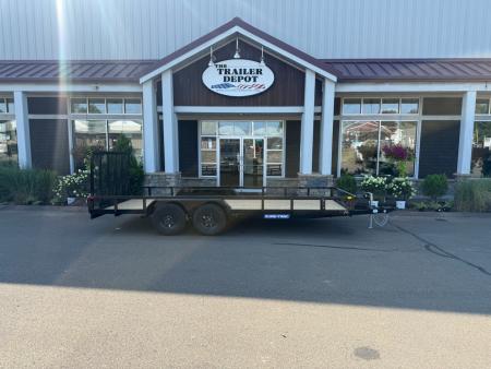 New Sure-Trac 7′ X 18′ OPEN LANDSCAPE TRAILER 7K