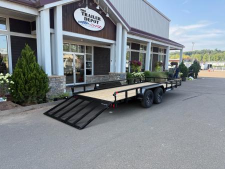 New Sure-Trac 7′ X 18′ OPEN LANDSCAPE TRAILER 7K