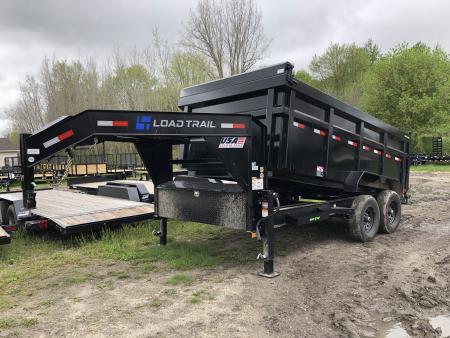 New 2026 Load Trail 14' GOOSENECK W/ 4' SIDES Dump Trailer