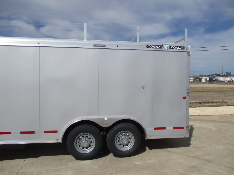 New 2026 Logan Coach Contractor Cargo / Enclosed Trailer 8 X 16