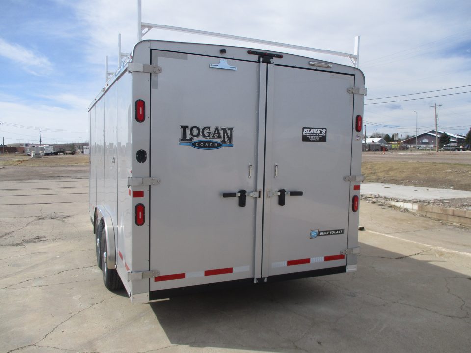 New 2026 Logan Coach Contractor Cargo / Enclosed Trailer 8 X 16