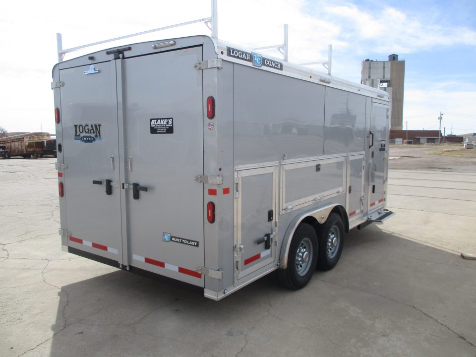 New 2026 Logan Coach Contractor Cargo / Enclosed Trailer 8 X 16