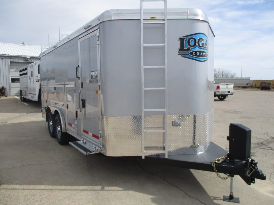New 2026 Logan Coach Contractor Cargo / Enclosed Trailer 8 X 16