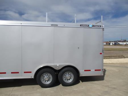 New 2026 Logan Coach Contractor Cargo / Enclosed Trailer 8 X 16