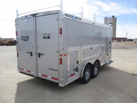 New 2026 Logan Coach Contractor Cargo / Enclosed Trailer 8 X 16