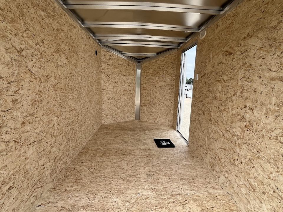 New 2027 Forest River Aluminum Ameralite-Lite 6' x 12' + 20" V-Front Cargo / Enclosed Trailer