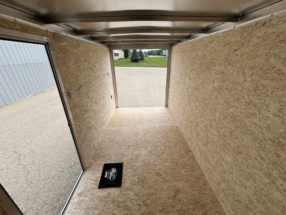 New 2027 Forest River Aluminum Ameralite-Lite 6' x 12' + 20" V-Front Cargo / Enclosed Trailer