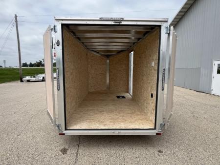 New 2027 Forest River Aluminum Ameralite-Lite 6' x 12' + 20" V-Front Cargo / Enclosed Trailer