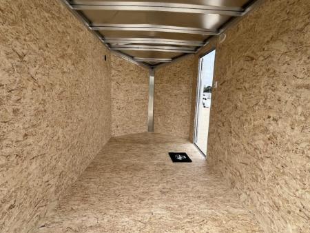 New 2027 Forest River Aluminum Ameralite-Lite 6' x 12' + 20" V-Front Cargo / Enclosed Trailer