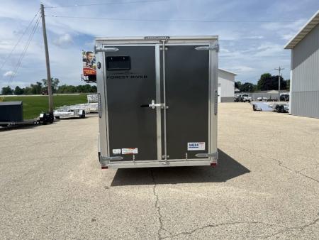 New 2027 Forest River Aluminum Ameralite-Lite 6' x 12' + 20" V-Front Cargo / Enclosed Trailer
