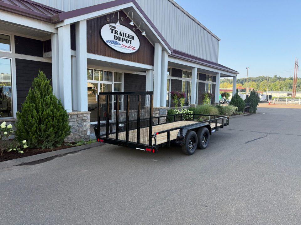 New Sure-Trac 7′ X 16′ OPEN LANDSCAPE TRAILER 7K
