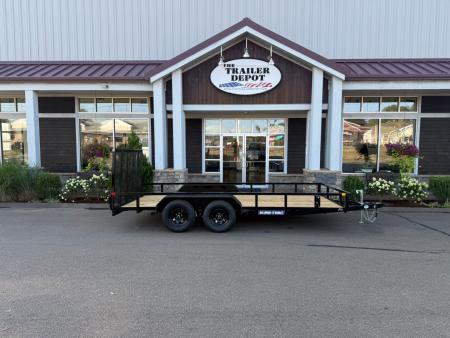 New Sure-Trac 7′ X 16′ OPEN LANDSCAPE TRAILER 7K