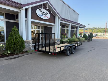 New Sure-Trac 7′ X 16′ OPEN LANDSCAPE TRAILER 7K