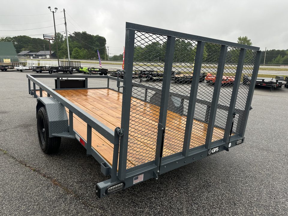 Used PRE-OWNED 2026 GPS 82X14 SINGLE AXLE UTILITY TRAILER WITH SET BACK JACK AND TOOLBOX