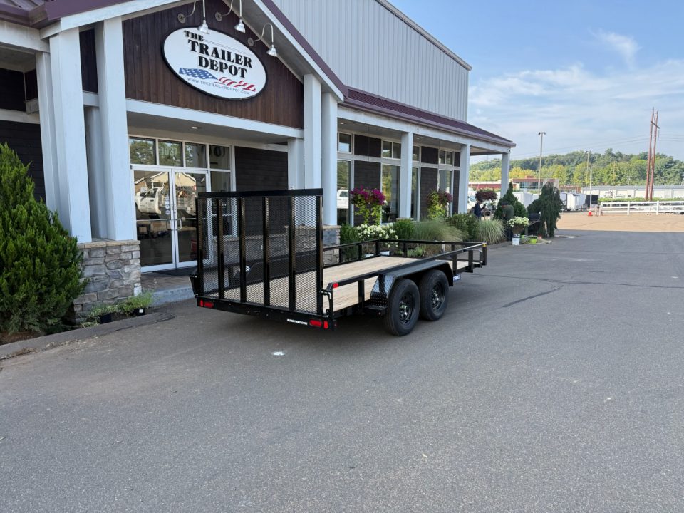 New Sure-Trac 7′ X 14′ OPEN LANDSCAPE TRAILER 7K