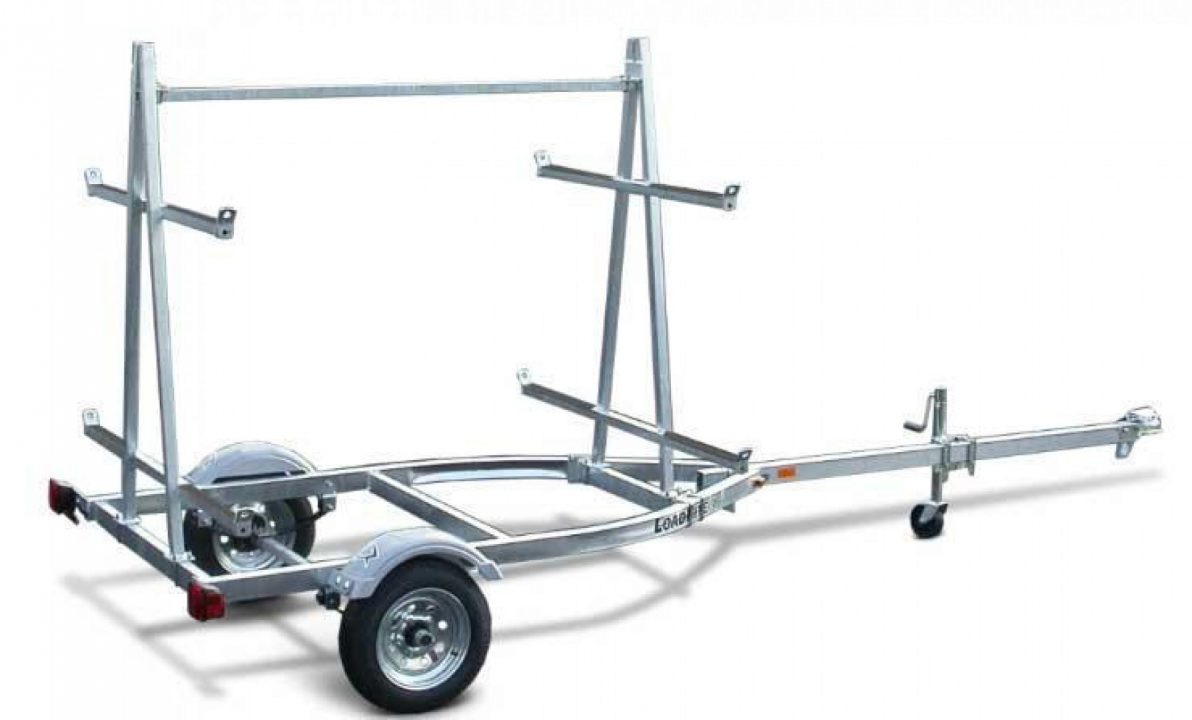 New 2027 Load Rite 4 Place Kayak Trailer w/ Swing up Jack