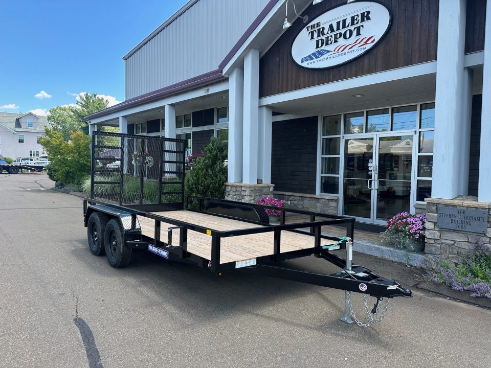New Sure-Trac 7′ X 14′ OPEN LANDSCAPE TRAILER 7K