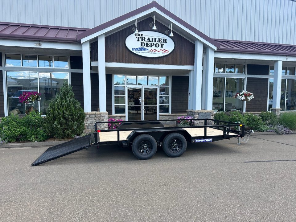 New Sure-Trac 7′ X 14′ OPEN LANDSCAPE TRAILER 7K