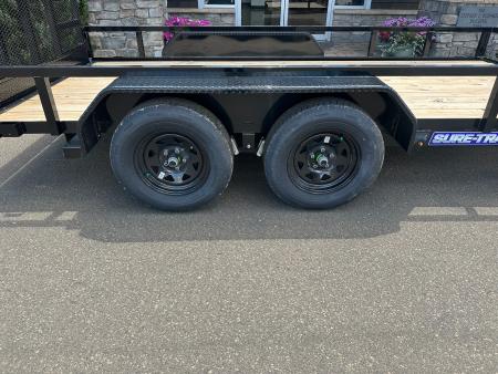 New Sure-Trac 7′ X 14′ OPEN LANDSCAPE TRAILER 7K