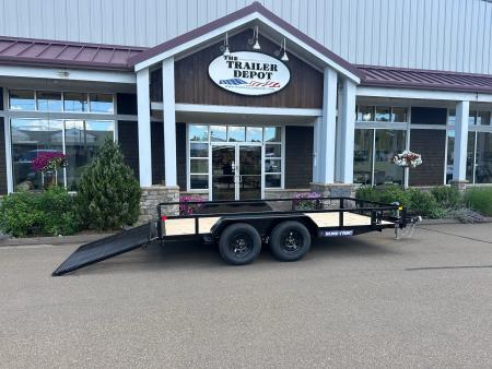 New Sure-Trac 7′ X 14′ OPEN LANDSCAPE TRAILER 7K