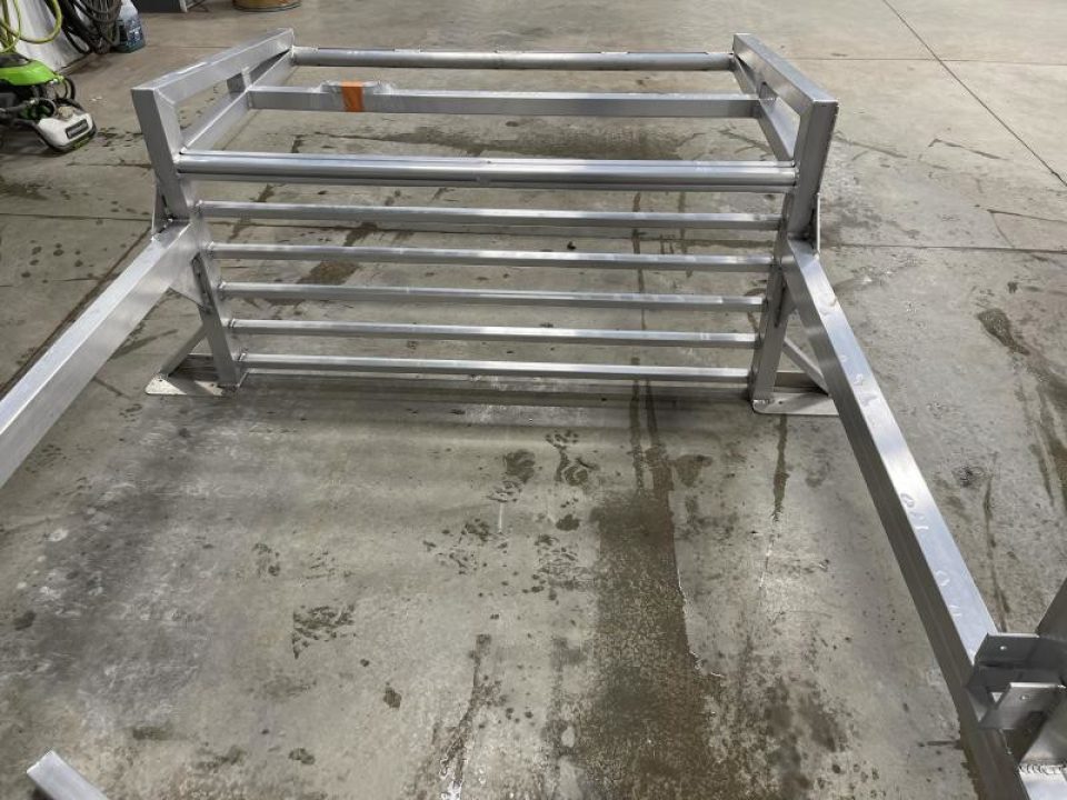 New Dura Mag Truck Bodies Aluminum Cantilever Ladder Rack 7' SRW