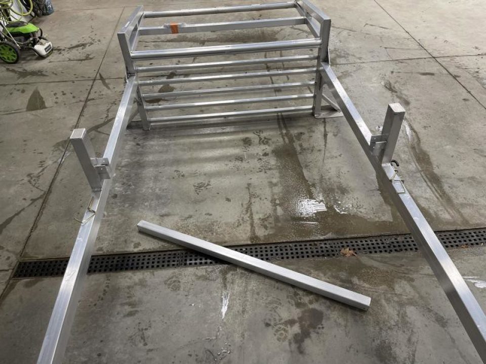 New Dura Mag Truck Bodies Aluminum Cantilever Ladder Rack 7' SRW
