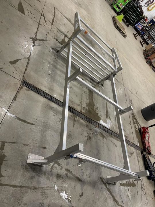 New Dura Mag Truck Bodies Aluminum Cantilever Ladder Rack 7' SRW