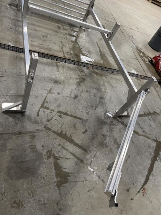 New Dura Mag Truck Bodies Aluminum Cantilever Ladder Rack 7' SRW