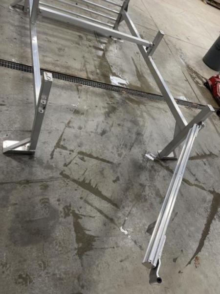 New Dura Mag Truck Bodies Aluminum Cantilever Ladder Rack 7' SRW