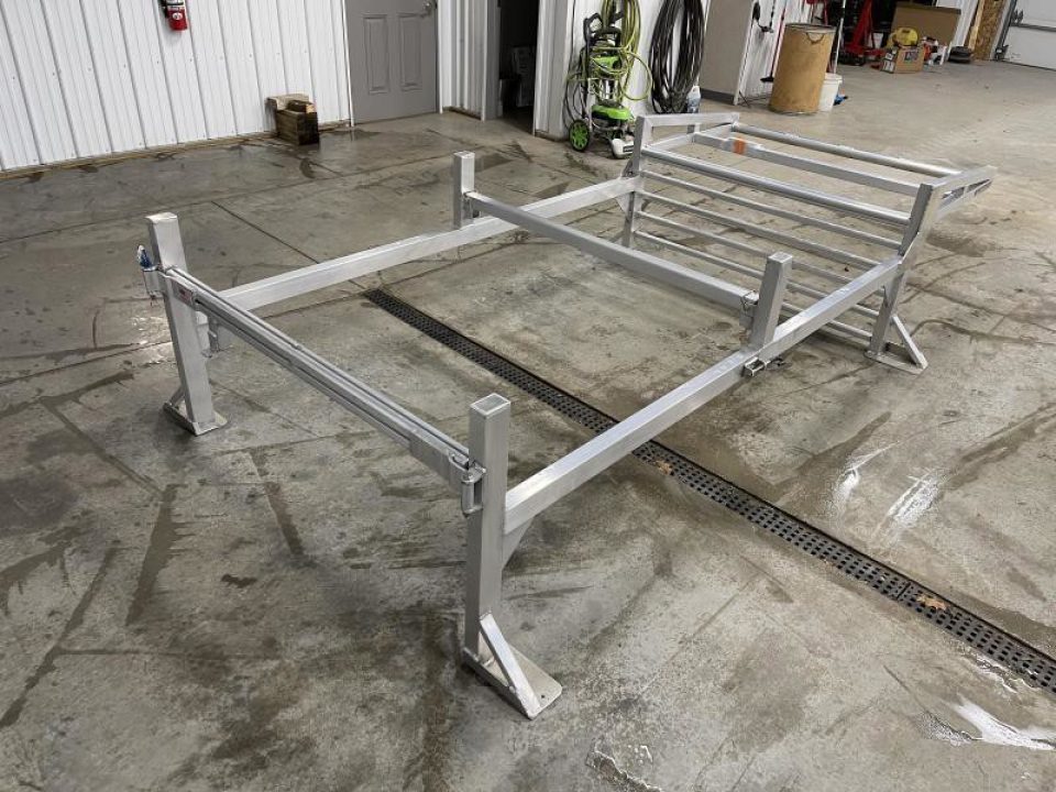 New Dura Mag Truck Bodies ALUMINUM CANTILEVER LADDER RACK 9' DRW