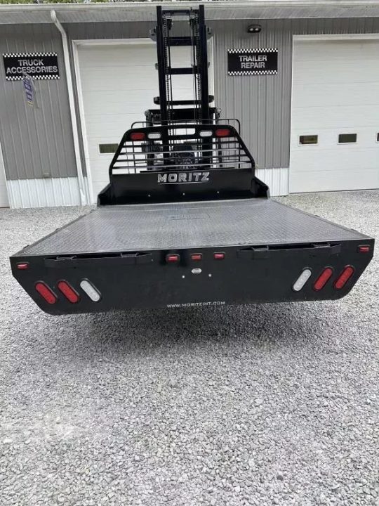 New Moritz International TB-8-94 Flatbed 60" CA DRW Chassis 96x112 w/Trap Door and Gooseneck Hitch Plate