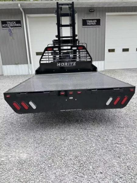 New Moritz International TB-8-94 Flatbed 60" CA DRW Chassis 96x112 w/Trap Door and Gooseneck Hitch Plate