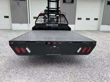 New Moritz International TB-8-94 Flatbed 60" CA DRW Chassis 96x112 w/Trap Door and Gooseneck Hitch Plate