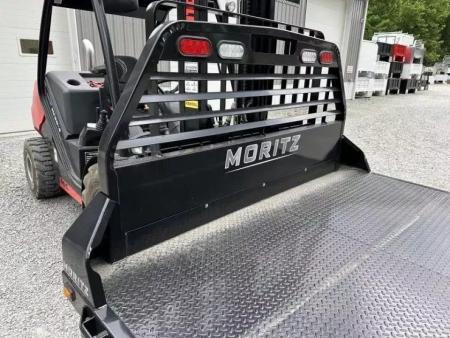 New Moritz International TB-8-94 Flatbed 60" CA DRW Chassis 96x112 w/Trap Door and Gooseneck Hitch Plate