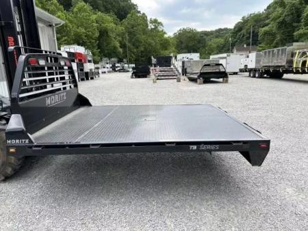 New Moritz International TB-8-94 Flatbed 60" CA DRW Chassis 96x112 w/Trap Door and Gooseneck Hitch Plate