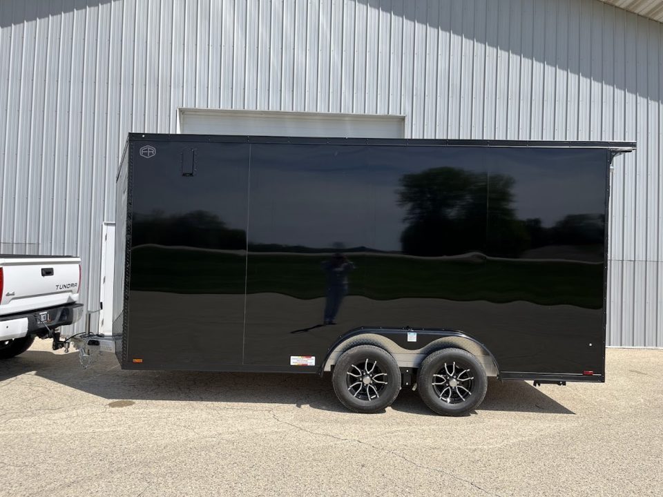 New 2026 Ameralite 7.5' x 16' + 24" V-Front w/ UTV, Strike & Black Out Packages Cargo / Enclosed Trailer
