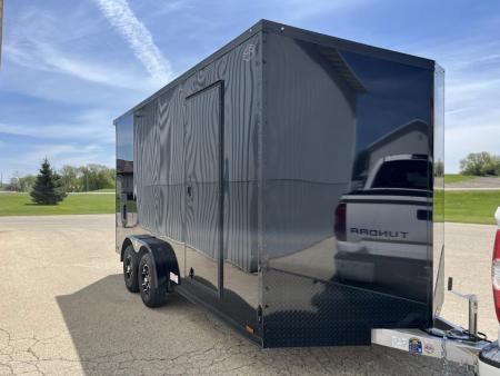 New 2026 Ameralite 7.5' x 16' + 24" V-Front w/ UTV, Strike & Black Out Packages Cargo / Enclosed Trailer